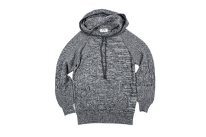GENTLY USED Men's Cashmere Pullover Hoodie (Grey/Charcoal)