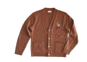 GENTLY USED Bored Caviar Cashmere Cardigan (Brown)