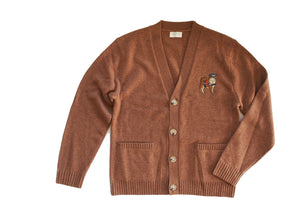 GENTLY USED Charlie Cashmere Cardigan (Brown)