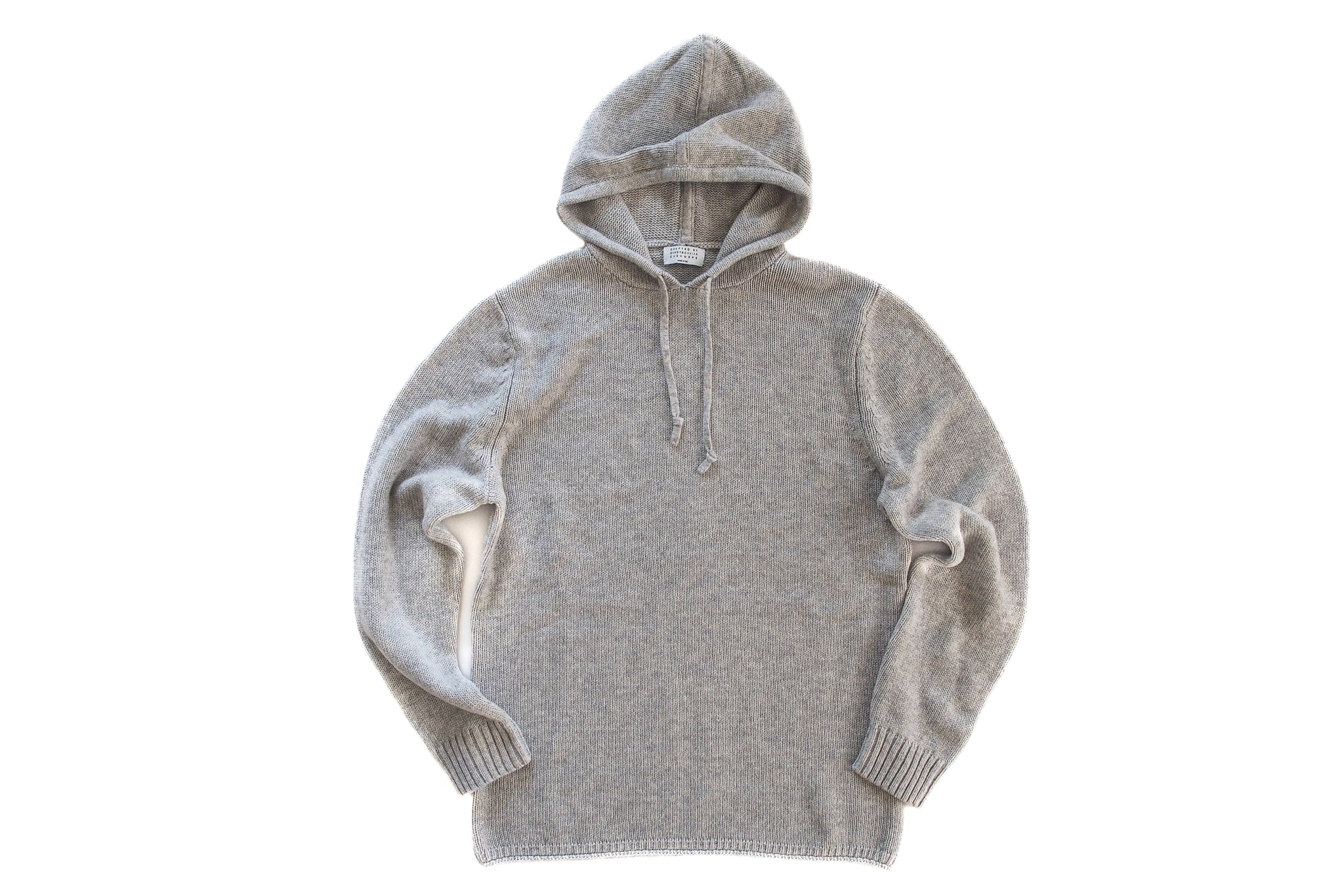 GENTLY USED Men's Cashmere Pullover Hoodie (Mute Grey)