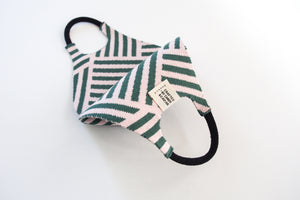 CANDY&CAVIAR x Donald Robertson Jacquard Knit Mask (Green/Pink)