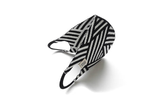 CANDY&CAVIAR x Donald Robertson Jacquard Knit Mask (Black/White)